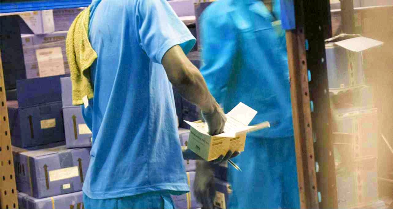 Medical supplies warehouse